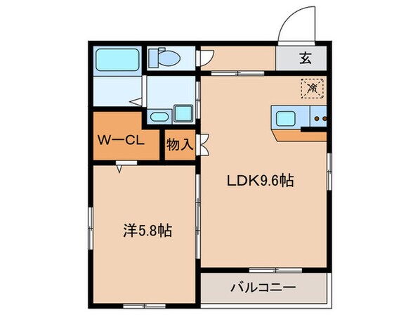 ＲＩＣＯＨＯＵＳＥ小杉御殿町の物件間取画像